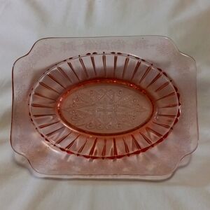 Pink Depression Glass Dish